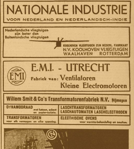 Advertentie 09-04-1937 