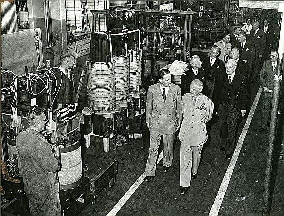 Bezoek Veldmaarschalk Montgomery aan Smit Transformatoren (sept. 1955)