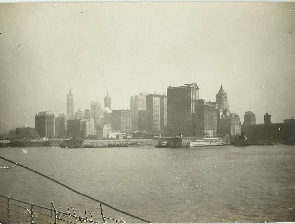 Aankomst New York (mei 1926)