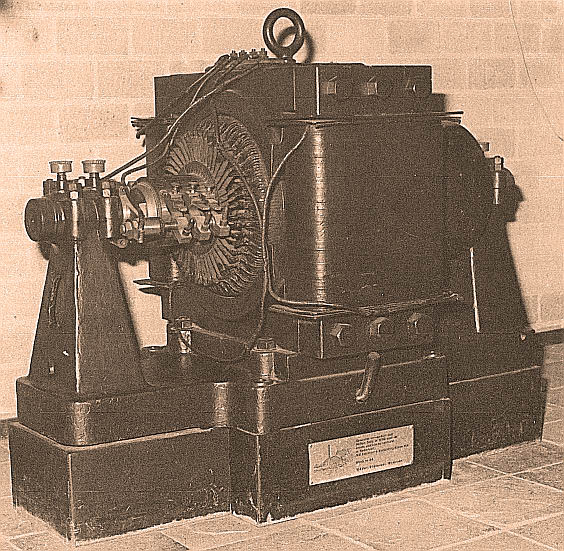 Een van de 2 generatoren van Kinderdijk (1886)