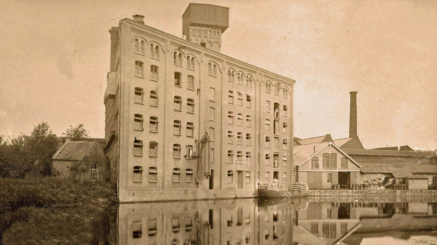 Stoommeelfabriek de Sleutels rond 1900