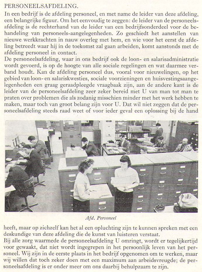 Personeelszaken april 1958