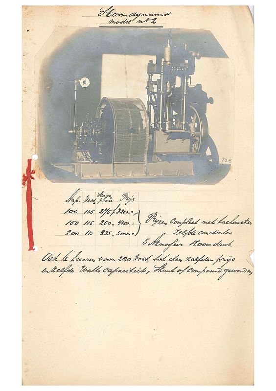Prijscourant Smit Slikkerveer voor Roothaan, Alewijnse & Co uit Nijmegen (1893)