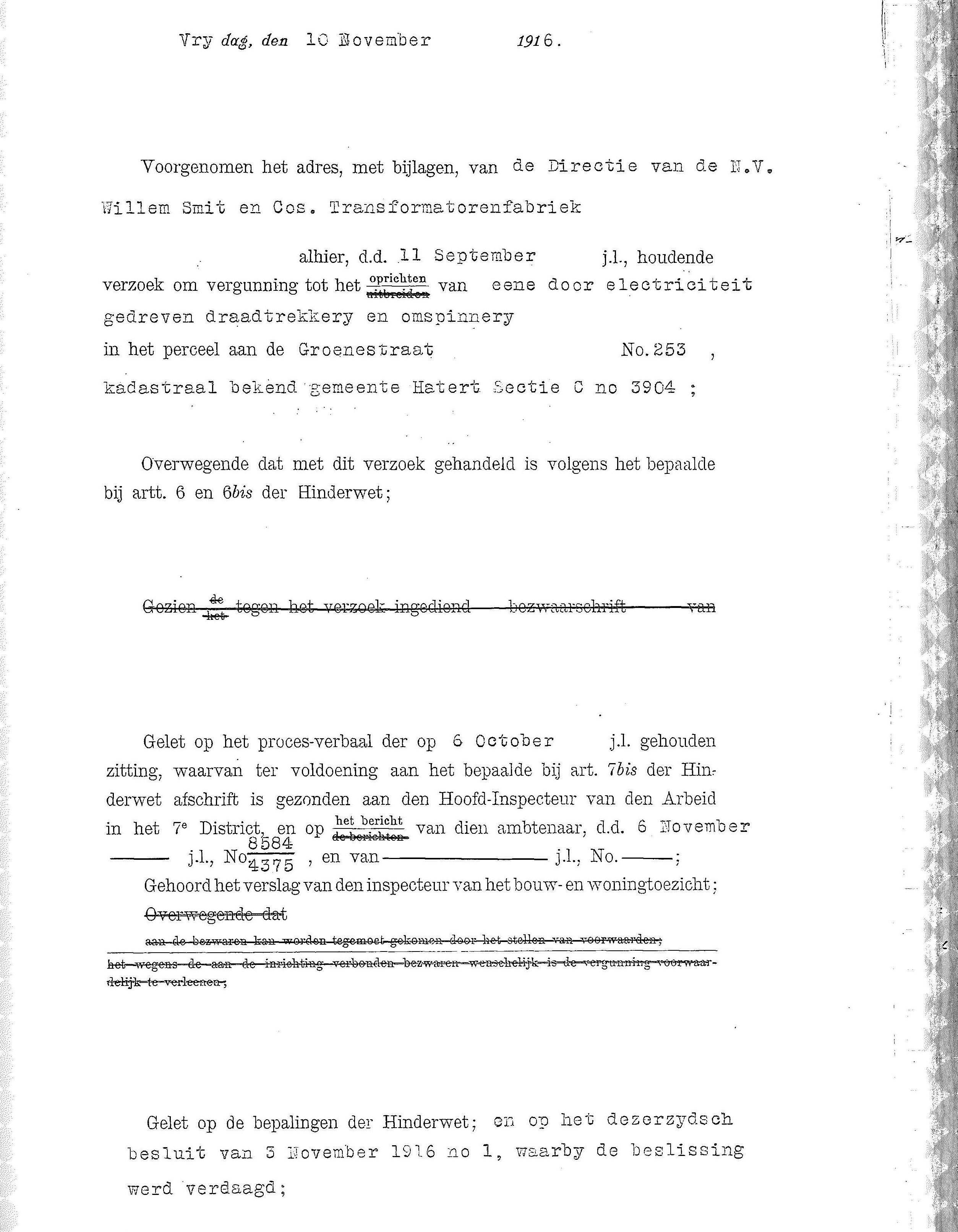 Hinderwetvergunning1916-compleet Pagina 1a