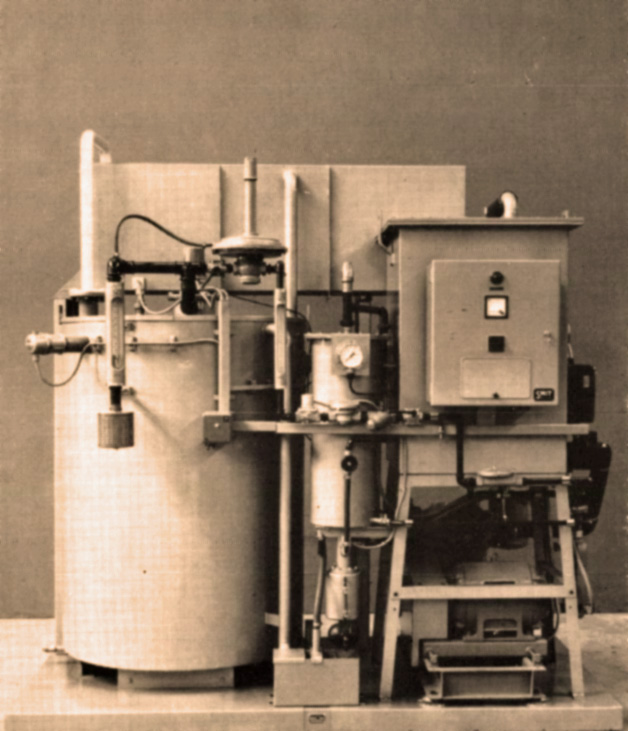 Nieuwe inertgasgeneratoren 1965
