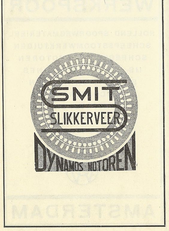 Advertentie Smit Slikkerveer 1929