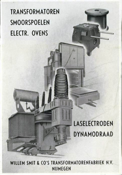 Mooie reclamefolder 1950