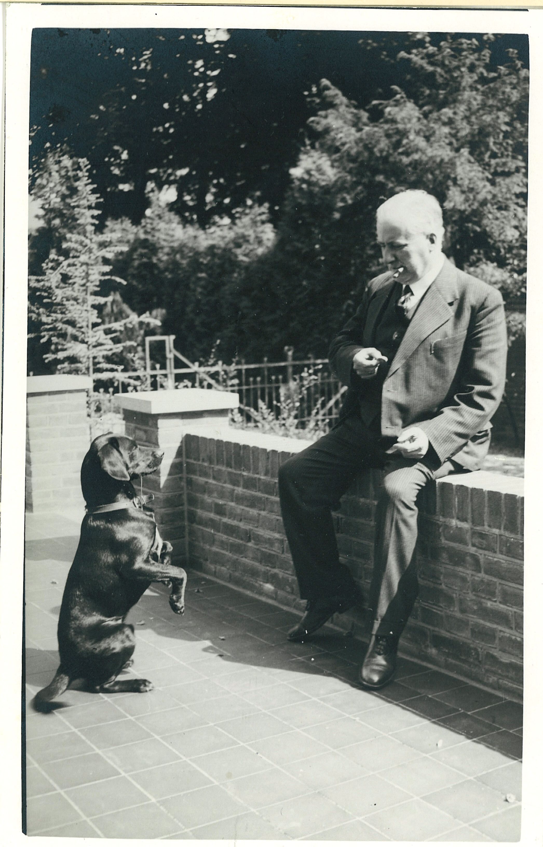 Privéfoto van Thomas Rosskopf met zijn hond