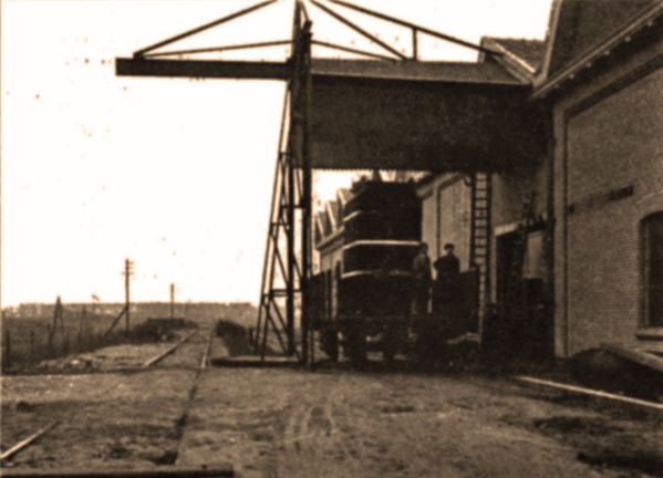 Spoorwegaansluiting bij Smit Transformatoren 1915