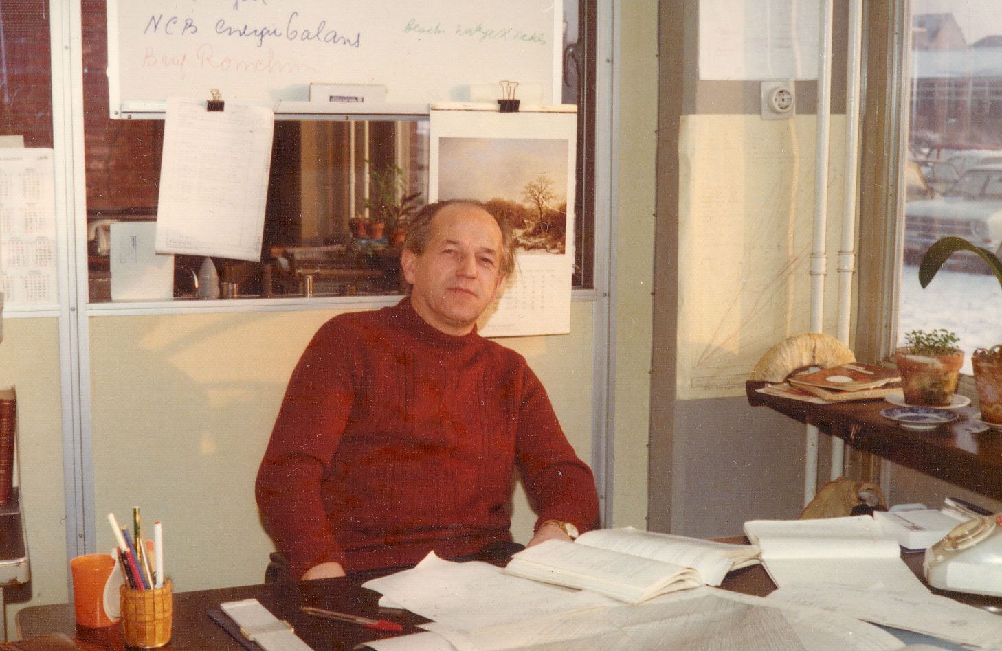 Frans Winters werkzaam bij Smit Gloeidienst (1980)